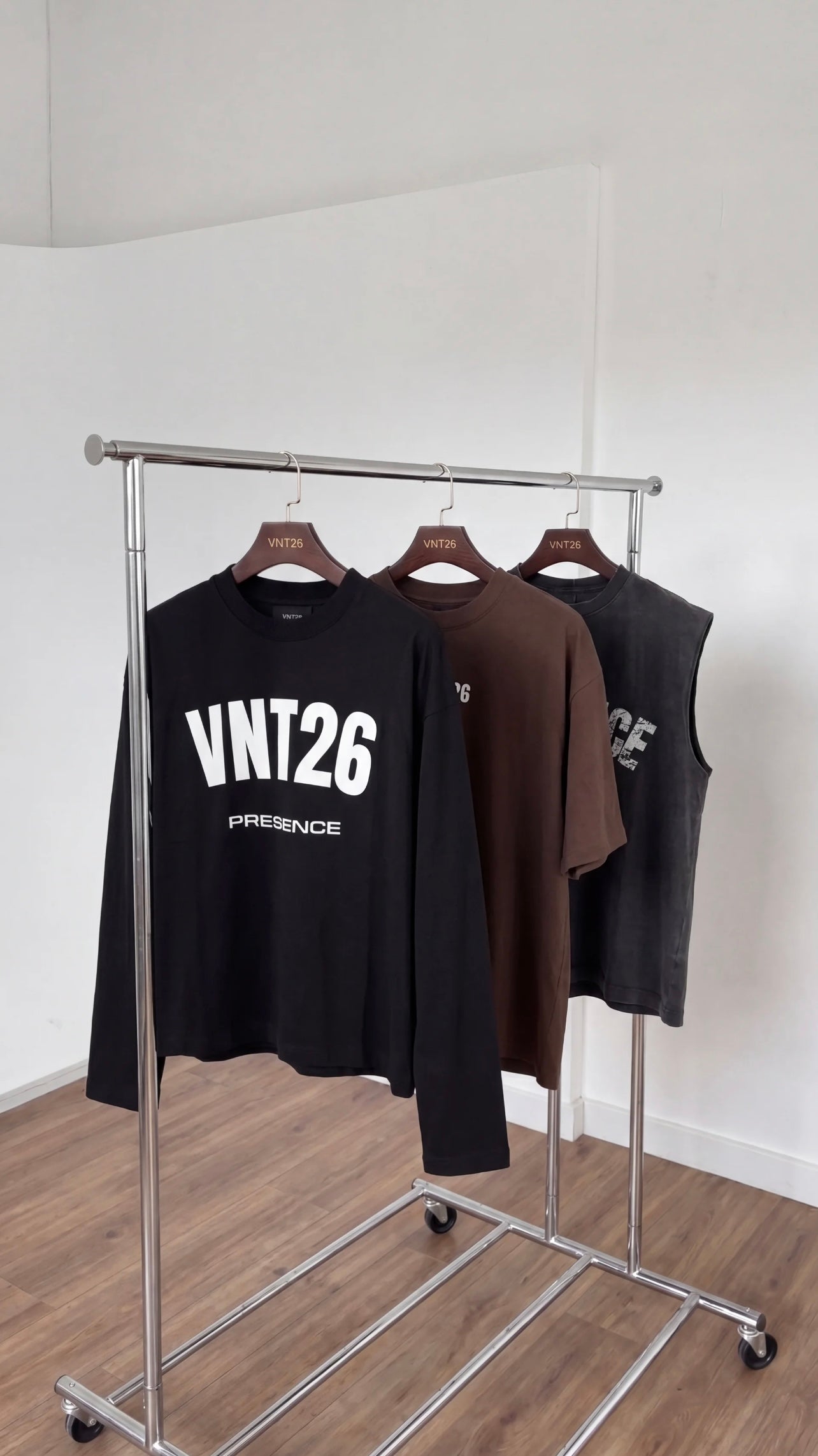 Black Long Sleeve Logo